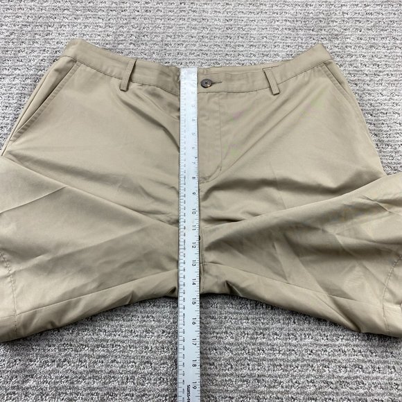 Adidas CLIMALITE Shorts Men 36 Brown Golf Short Pants Casual Polyester Outdoor - Picture 12 of 15